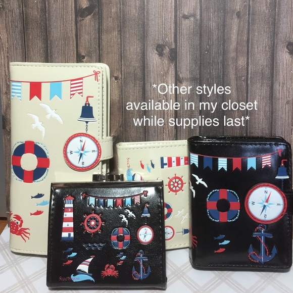 NWT Nautical Coin Purse - Cream - Picture 8 of 8